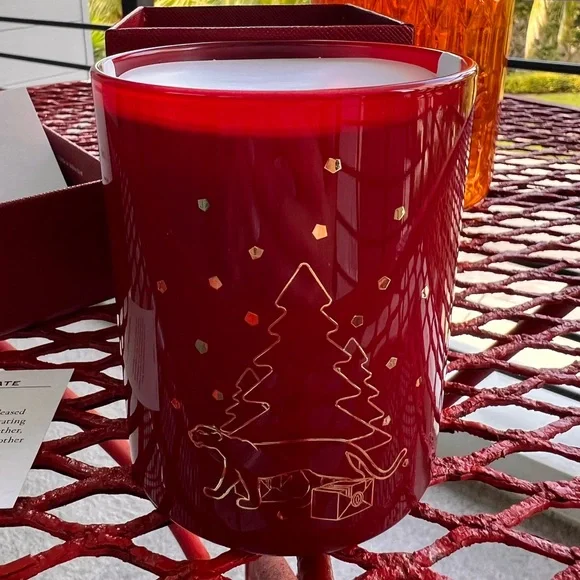 Authentic Cartier 6.5 oz scented candle with a Christmas motive. New. - Picture 7 of 11